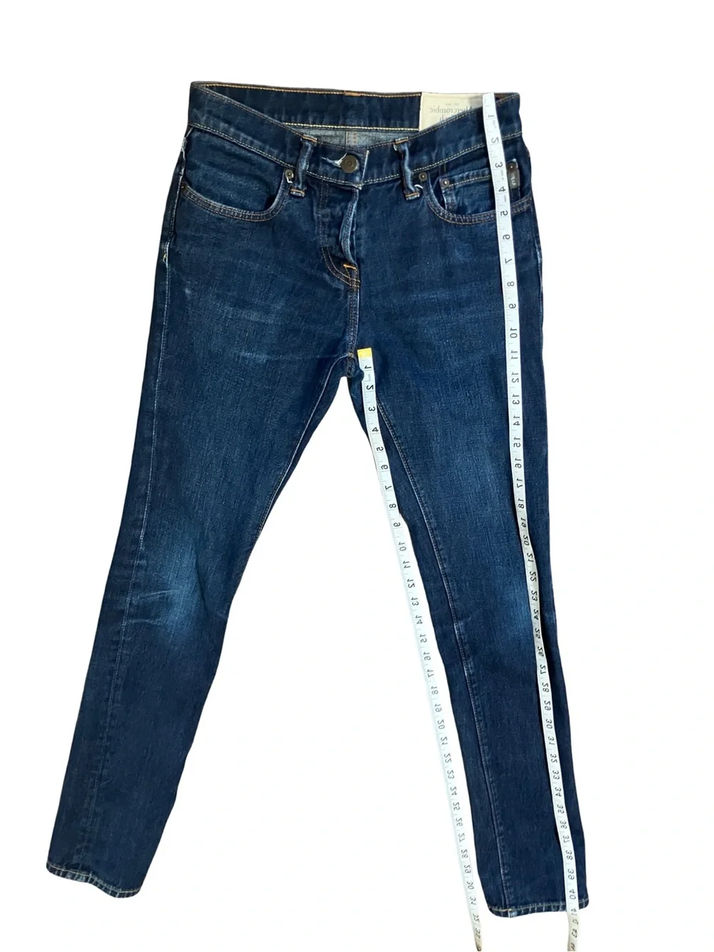 Abercrombie & Fitch Men's Indigo Slim Straight Jeans